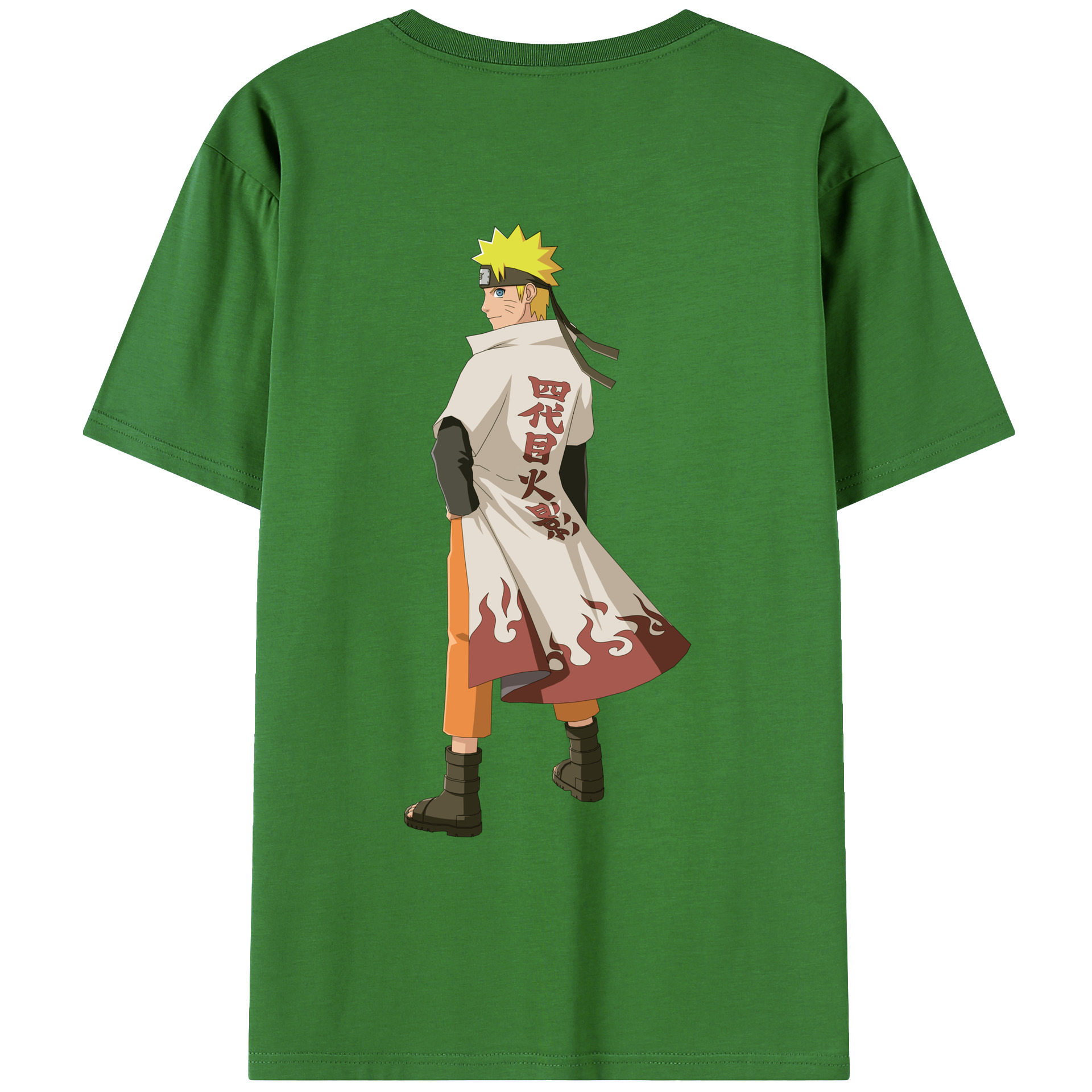 （画像用） NARUTO -ナルト- うずまき ナルト Uzumaki Naruto レディース半袖Tシャツ(バックプリント)